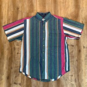 Vintage 90s Short Sleeve Button Up
